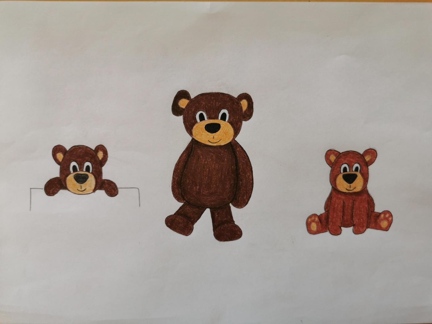 Verena Eder Drei Bären in Comiczeichnung