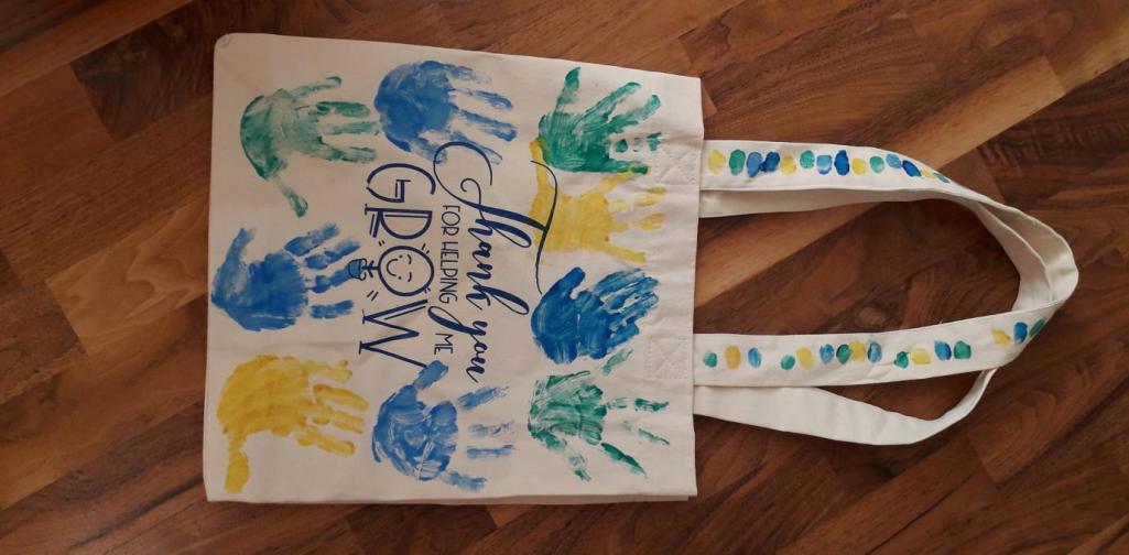 Verena Eder Stofftasche als Abschiedsgeschenk