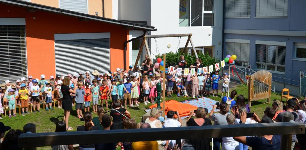 Unser Abschlussfest, bei dem die Schulkinder &quot;hinausgeschmissen&quot; werden