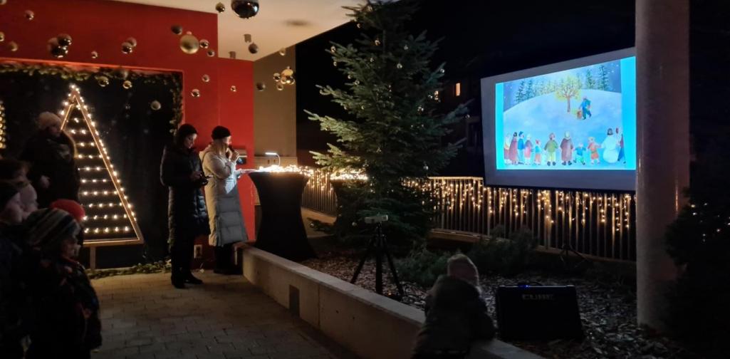 Verena Eder Bild der Bilderbuchvorführung